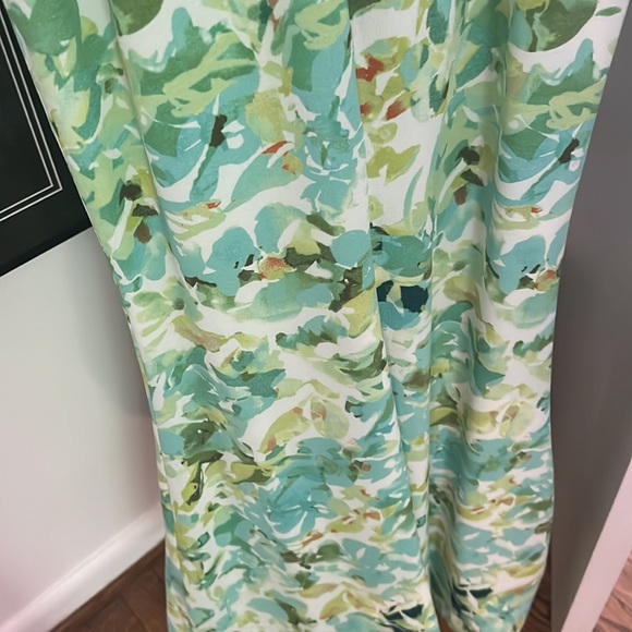 Dress the population with slit, long floral dress, beautiful size small - Picture 8 of 8